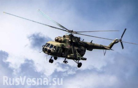ISIS terrorists tried to down Russian military helicopter Mi-8 in Aleppo pr ...