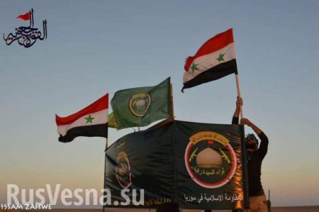 Die syrische Armee blockiert den Weg fur die USA-Terroristen, sich an der G ...