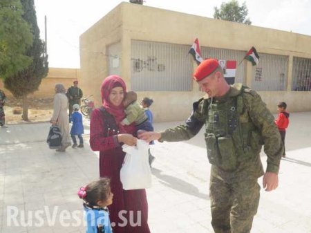 Rusi, shukraan!: children's smiles  the best reward for Russian military in Syria (PHOTO)