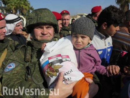 Rusi spasibo!  Syrians saved from islamists meet Russian military (PHOTO ...