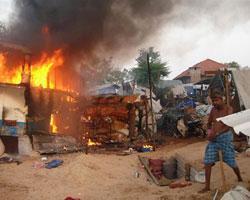 Красный Крест заявляет о гуманитарной катастрофе на севере Шри-Ланки