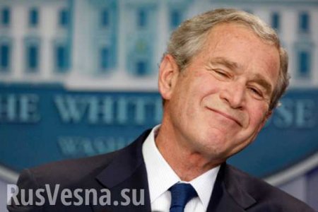 На пенсии Буш-младший рисует Путина (ФОТО)