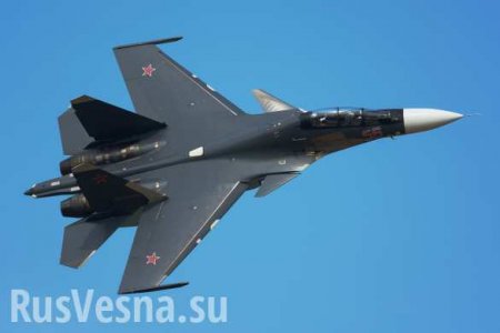 Syria: Su-30fantastic manoeuvre, plane looked inside transport Il-76 (VIDEO)