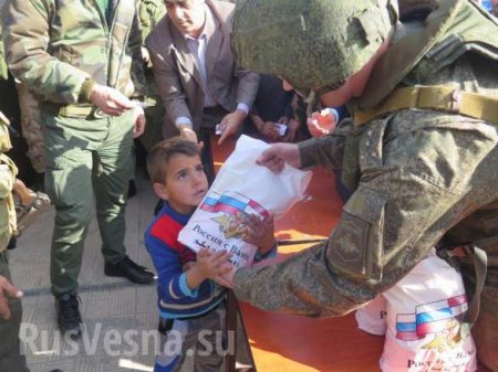 Rusi spasibo!  Syrians saved from islamists meet Russian military (PHOTO)