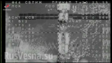 DasWeltraumchiff Sojuz  mit drei Astronauten an Bord hat sich erfolgreich an die ISS angeschlossen (FOTOS, VIDEOS)