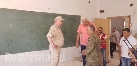 Russian Centre for Reconciliation and Withdrawal of Refugees headed by General Bakin visited Homs (PHOTOS)