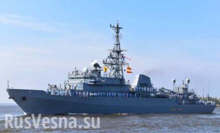 Новый разведывательный корабль ВМФ РФ вошёл в Средиземное море