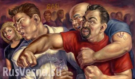 Это Украина: в центре Киева депутат избил «ветерана АТО» (ФОТО, ВИДЕО)