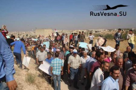 Syria: Mass demonstrations against the Turkish (PHOTO)