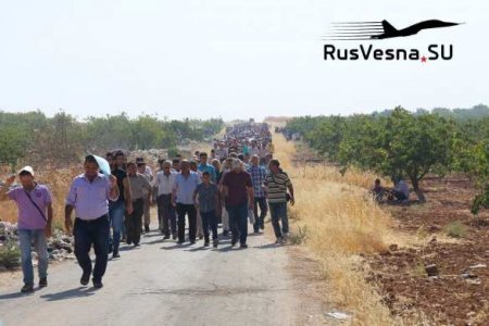 Syria: Mass demonstrations against the Turkish (PHOTO)