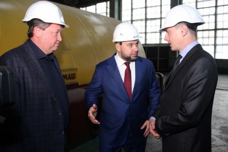 Потрачены колоссальные средства: глава ДНР посетил энергопредприятие, на котором завершён масштабный проект (ФОТО)